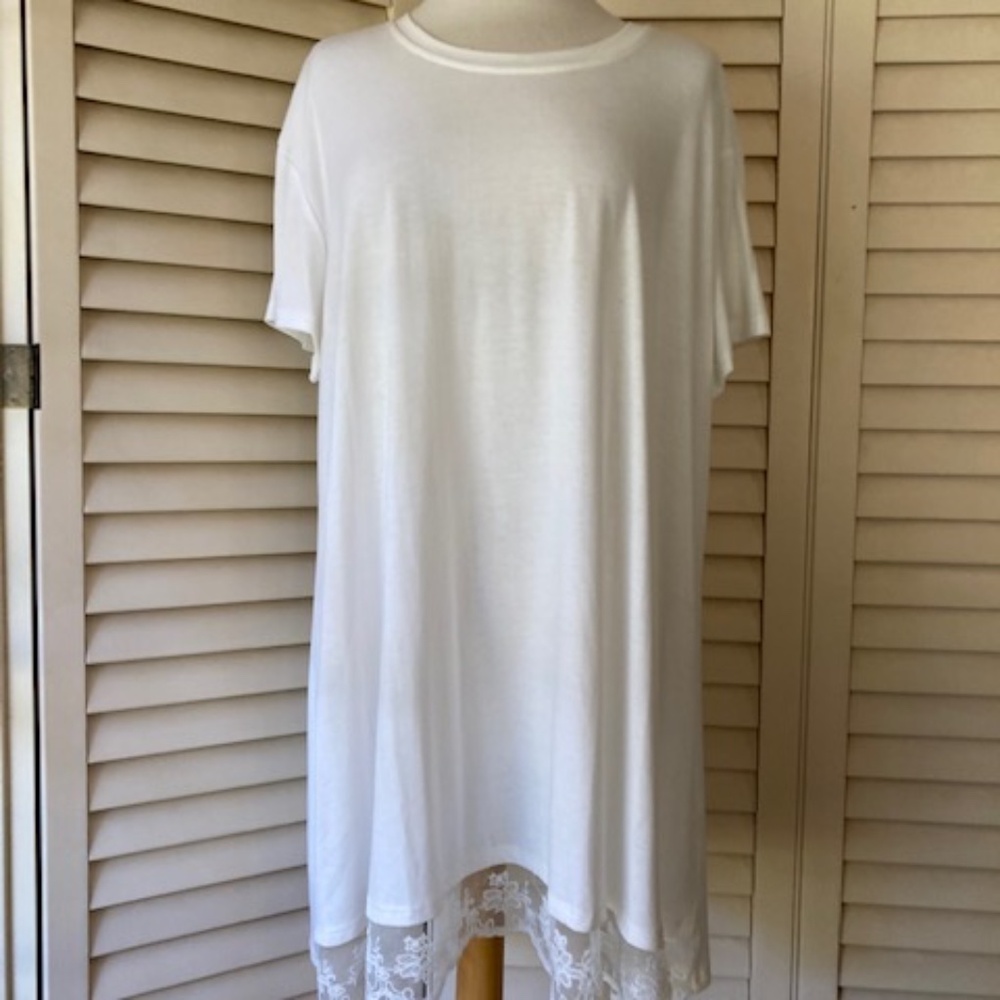 Sanifer Tunic Length Knit Top